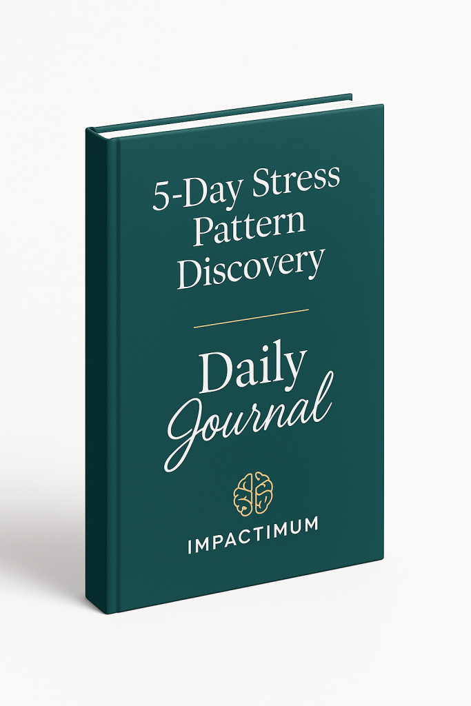 5-Day Stress Discovery Journal by IMPACTIMUM